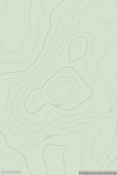 Thumbnail image for Castle Hill [The Glenkens to Annandale] [NX687457] showing contour plot for surrounding peak